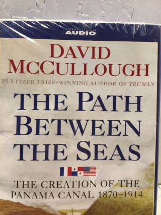 Very Rare David McCullough The Path Between The Seas Audio Cassette 2