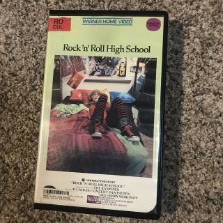 Rock N Roll High School Warner Home Video Vhs Rare