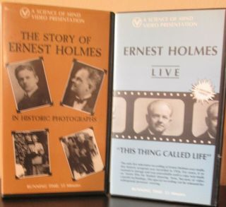 Ernest Holmes Vhs Video The Story Of Ernest Holmes,  This Thing Called Life Rare