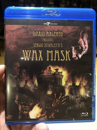 Wax Mask Blu - Ray Sergio Stivaletti/dario Argento Oop Rare Italian Horror Gore