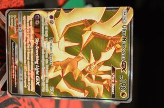 Ultra Necrozma Gx 127/131 Forbidden Light - Ultra Rare Pokemon Card Full Art