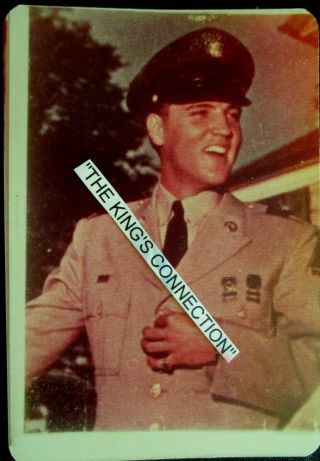 Rare Army Photo - Elvis - Great Smile In Dress Uniform - Unseen - Photographer Unknown