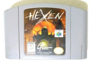 Hexen (nintendo 64,  1997) N64 Game Only Guaranteed Very Rare