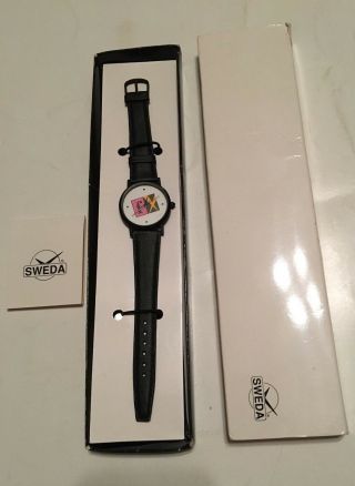 Fx Network Launch Watch 1994 - With Box Unique And Rare - See Pix