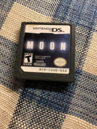 Moon (nintendo Ds,  2009) Cartridge Only.  Rare Title.  &.