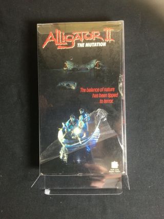 Alligator Ii 2 The Mutation 1991 Rare Horror Vhs W Box Protector