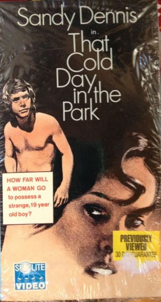 That Cold Day In The Park (vhs) Rare 1969 Drama Stars Sandy Dennis
