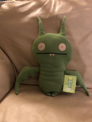 Uglydoll Plush Poe Green Ugly Doll Toy Monster 12 " Size Retired Rare