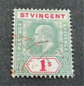 Nystamps British St.  Vincent Stamp 77 $70 Rare
