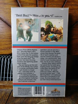 RUNNING SCARED VHS BILLY CRYSTAL RARE MGM BIG BOX 1986 80s movie comedy action 3