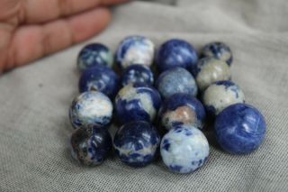 Top 109g Natural Rare Lapis Lazuli Crystal Sphere Ball Healing J56