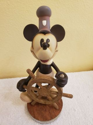 Vintage Walt Disney Steam Boat Willie Bobblehead Figure Mickey Mouse Fig Rare