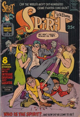 The Spirit 1 Will Eisner Harvey Comics 1966 Rare Silver Age Comic Hard To Find