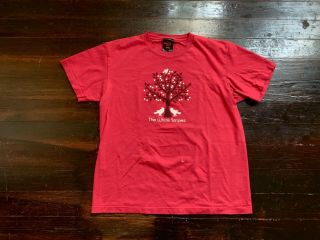 Rare Jack White Stripes Red Tree Of Life T - Shirt Third Man Records L
