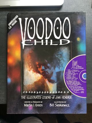 Jimi Hendrix - Voodoo Child,  The Illustrated Legend Book,  Rare Cd