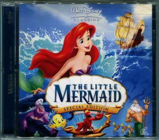 The Little Mermaid Special Edition Video Cd Vcd Set Rare Oop Disney