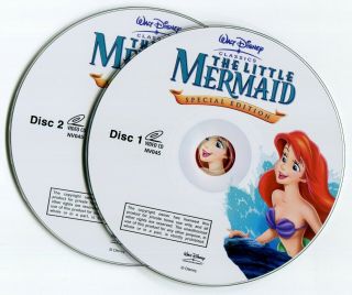The Little Mermaid Special Edition Video CD VCD Set Rare OOP Disney 3