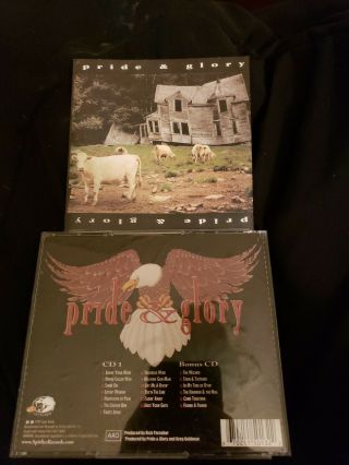 Pride & Glory Zakk Wylde Black Label Society 1999 Remaster 2 - Cd Oop Rare Htf Aor
