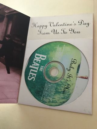 Beatles Live At The Bbc Cd Baby Its You Valentine Card Rare 1994