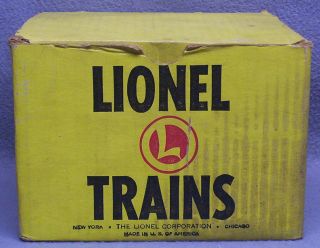 Lionel Lw 22 - 104 (rare) Yellow Transformer Box (only) (p - 6) Vg Cond