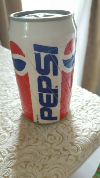 Unique And Rare Vintage Pepsi Puzzle Plastic Can