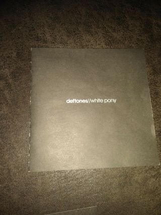 Deftones white pony cd Rare red cover limited edition 4
