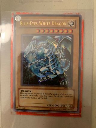 Yugioh Blue - Eyes White Dragon Jmp - 001 Ultra Rare Near