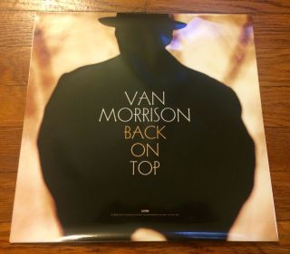 Van Morrison - Back On Top Rare 12 " Record Store Promo Vinyl Window Cd Lp Decal