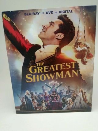 The Greatest Showman Rare Target Exclusive Storybook Blu - Ray Dvd