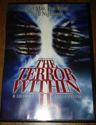 The Terror Within Ii 2 Rare 1991 Horror Film (dvd 2017 Code Red) Andrew Stevens