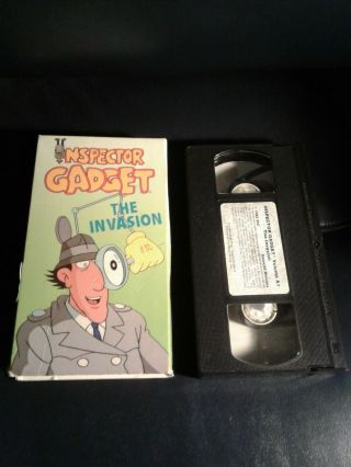 Inspector Gadget Vhs The Invasion Maier Group 1983 Rare Kids Cartoon Tv Show