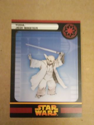 Star Wars Miniatures Revenge of the Sith Yoda,  Jedi Master Rare 24 2