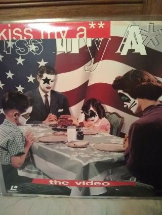 Kiss My Ass The Video Authentic Rare Laserdisc - Near