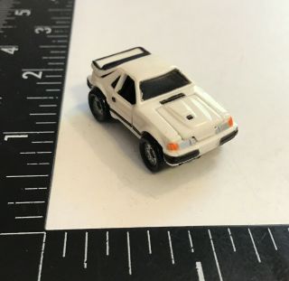 Vtg Galoob Micro Machines Deluxe ‘80s Ford Mustang Svo Classic Car Rare White