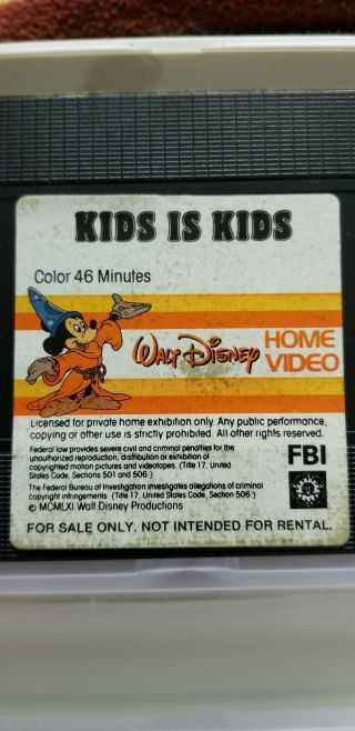 Rare disney vhs tapes kids is kids Very Hard to find in 2