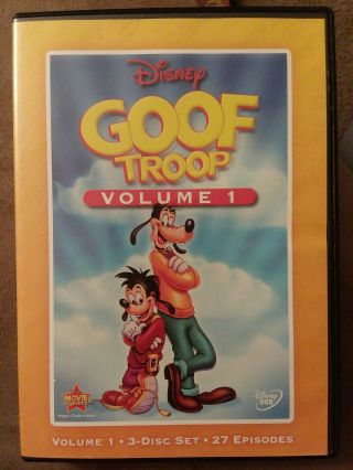 Goof Troop Volume 1 (dvd,  2013 Disney Movie Club) Exclusive Rare