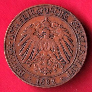 German East Africa - 1892 - One Paisa - Rare Coin L14