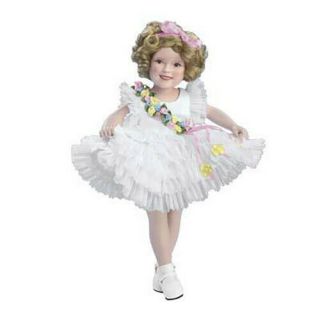 Danbury Baby Take A Bow Shirley Temple 10 " Porcelain Doll Official Rare