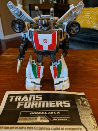 Transformers Generations Wheeljack Figure Rare Oop Complete Instructions