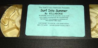 Billabong Surf Into Summer VHS Rare Video 1969 2