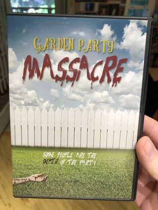 Garden Party Massacre Dvd Very Rare Horror Slasher