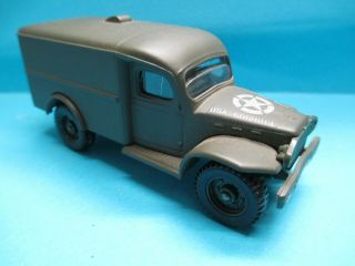 Solido Militaire 44/89 Wwii Us Army Dodge Wc - 54 Truck Diecast Model Rare