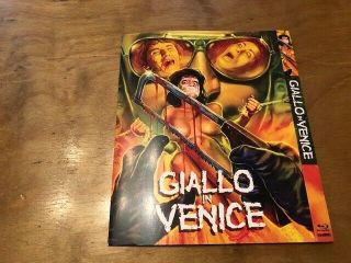 Giallo In Venice Blu - Ray Slipcover Only Oop Scorpion Releasing Very Rare
