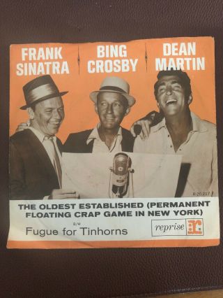 Frank Sinatra / Bing Crosby / Dean Martin 45rpm Record - Rare