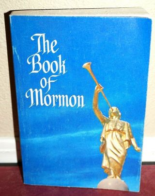 The Book Of Mormon Blue Special Collectors Ed.  1961 Lds Vintage Rare No Markings