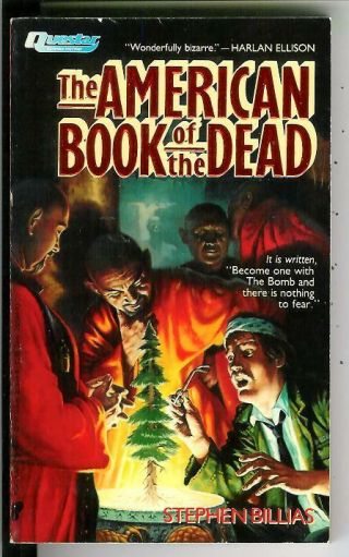 The American Book Of The Dead By Billias,  Rare Us Questar Sci - Fi Pulp Vintage Pb