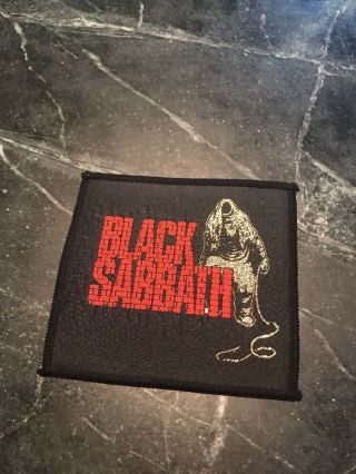 Rare Vtg Orig Black Sabbath Ozzy Osbourne Mob Rules Patch 1981 1982 Tour Concert