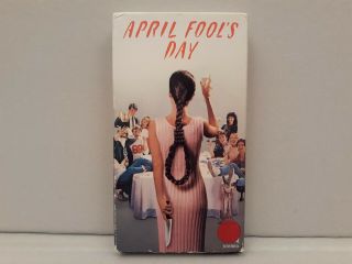 April Fools Day (vhs,  1986) Rare/oop Horror