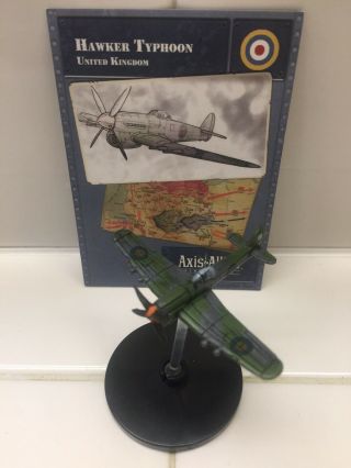 Axis & Allies Miniatures - United Kingdom Hawker Typhoon Rare