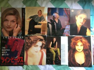 Sheryl Lee Laura Palmer Twin Peaks Rare Full Page Clippings